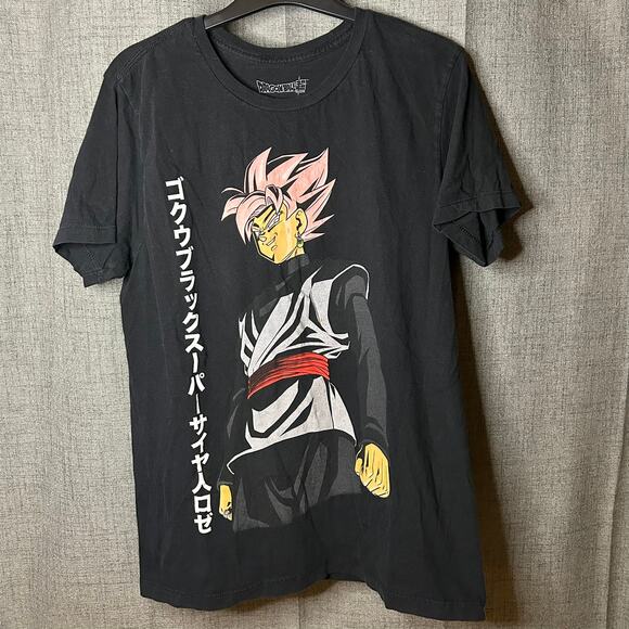Dragonball Z Japan Anime Animation Super Goku T-shirt Men's Size M Black - Picture 1 of 4